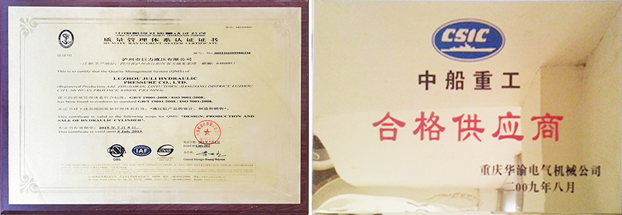 瀘州特種液壓缸